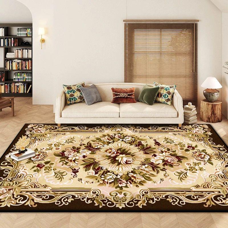 Богемный Ретро Ковер для Гостиной Американский Стиль Декорация Дома Легкая Чистка Моющийся Коврик Ковер для Спальни Гардеробной Входной Дверной Коврик