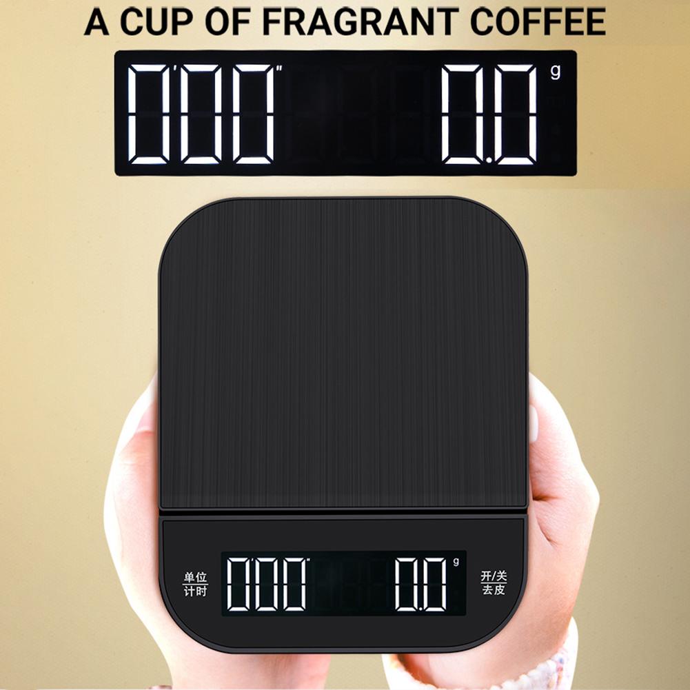 Timemore 2025 New BLACK BASIC+ Coffee Scale, Smart digital scale, pour coffee, Electronic Drip Coffee Scale with Timer 2kg