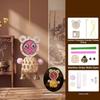 Battery Powered DIY Bamboo Lantern Woven Cartoon Animal Lamp Woven Rabbit Light  Kids Toy