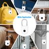 0.5sec Unlock Smart Padlock ABS Material Fingerprint Lock Smart Rechargeable Padlock  Gym Locker