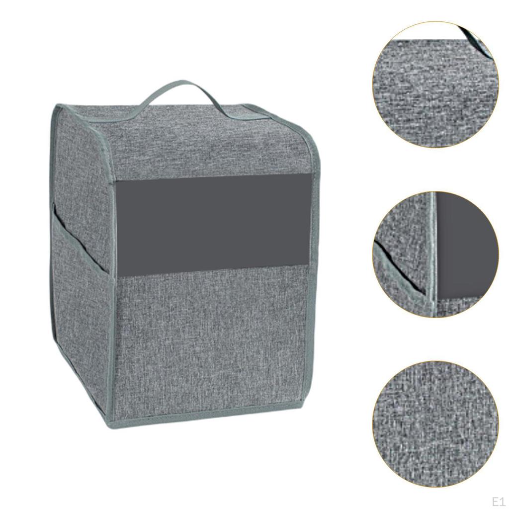 Чехол для кофеварки с карманом и верхней ручкой, прочный защитный чехол с прозрачным окном, кофе