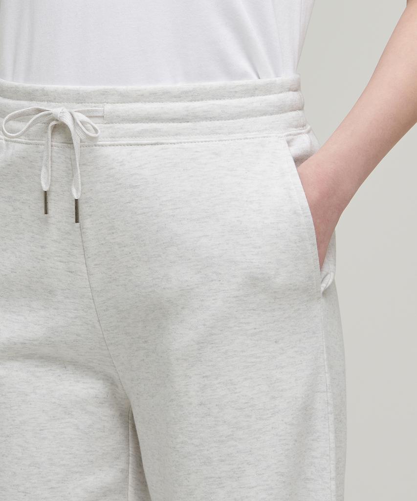 MUSINSA STANDARD WOMAN Женские широкие брюки-джоггеры из махровой ткани [Овсяный]