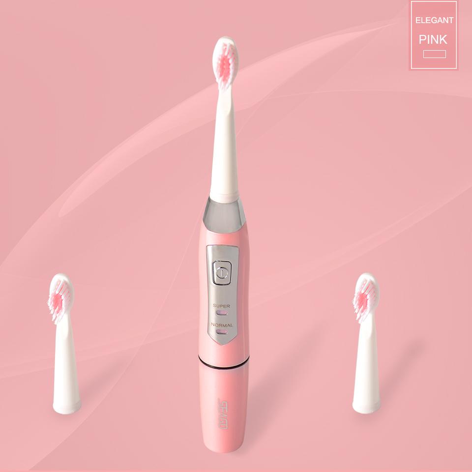 Электрическая зубная щетка Sonic Smart Chip, высококачественная сменная головка зубной щетки, отбеливающая щетка для здоровых зубов, лучший подарок!