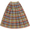 Японская девушка Мори, осень-зима, женская шерстяная радужная юбка с высокой талией, пастельная клетчатая длинная юбка, элегантная милая кавайная плиссированная рождественская юбка в консервативном стиле