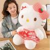 Adorable Strawberry Kt Cat Plush Toy In Multiple Colors Soft Pp Cotton Filling