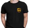 Черная футболка с коротким рукавом United Parcel Service UPS