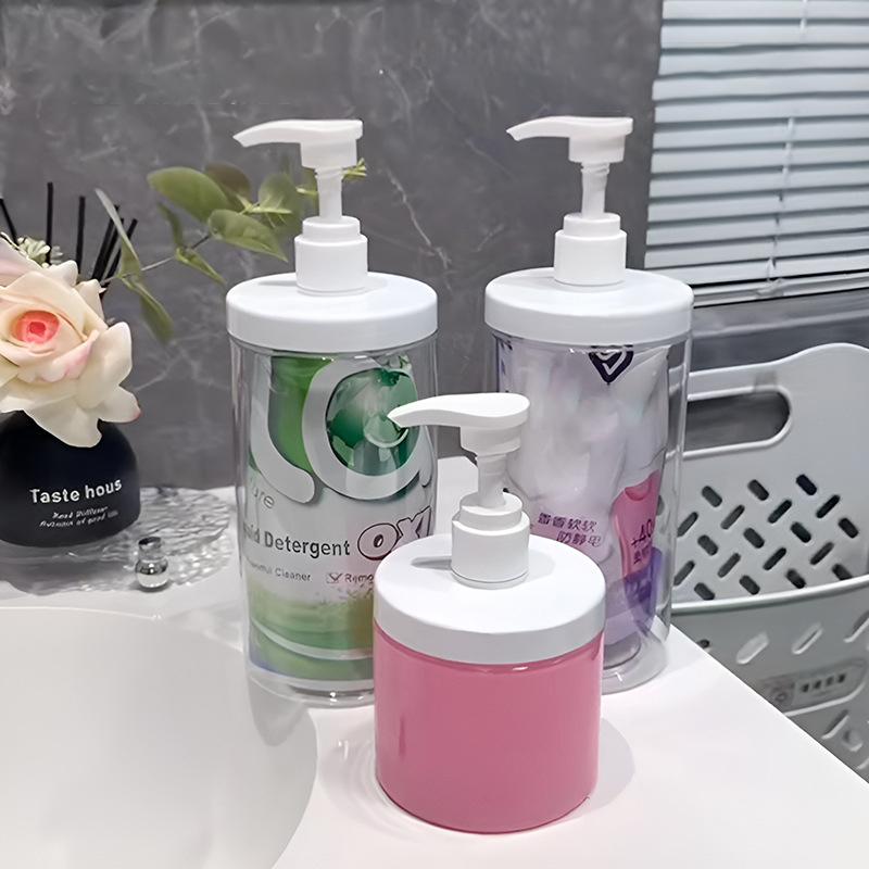 500/1000 мл герметичный контейнер для хранения стирального порошка, контейнер для хранения зерна, контейнер для хранения отбеливателя, дозатор пены