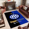 Inter Milan Customize Your Name Floor Mat Perfect for Decorate room Foyer Study room Game Room Anti-slip Rug Office home decor
