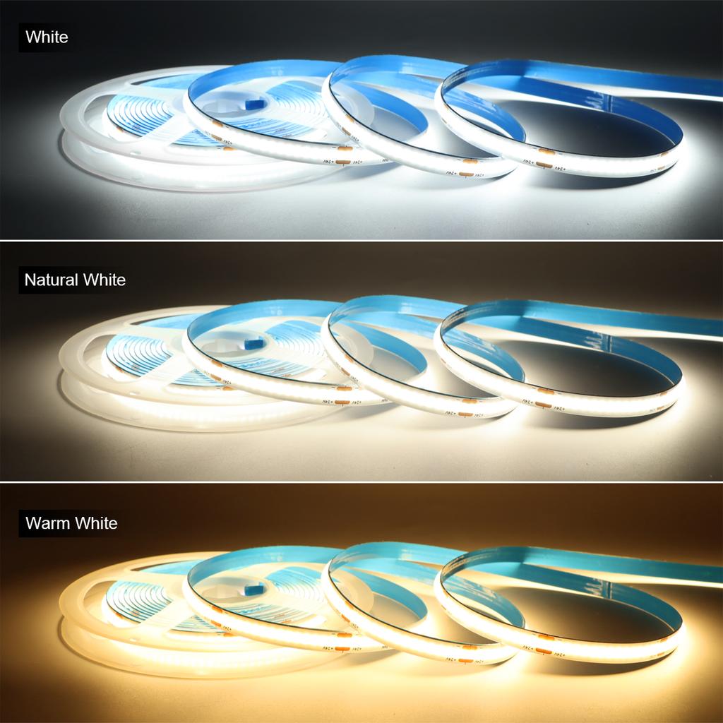 Motion Induction Led Strip DC24V Cob FCOB Lamp 320LED/M Door Open Sensor LED Kitchen Cabinet / Wall Chest Lighting Decor