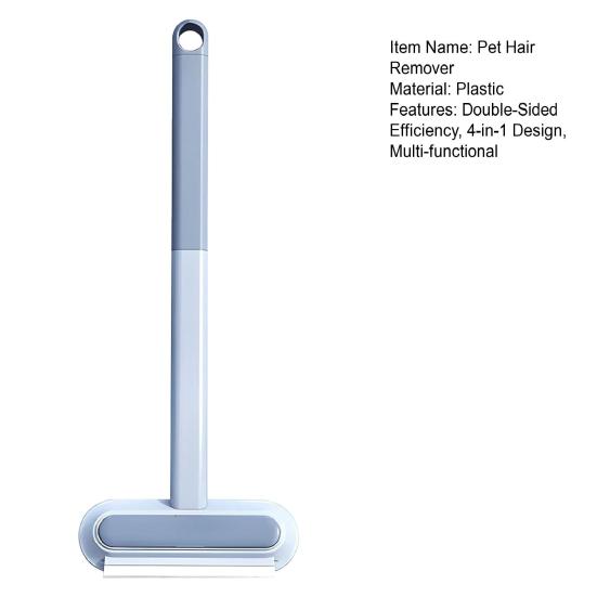 Щетка для удаления шерсти домашних животных 4-в-1 Многофункциональный инструмент для удаления шерсти кошек и собак Двусторонняя щетка для удаления ворса Инструмент для удаления шерсти домашних животных