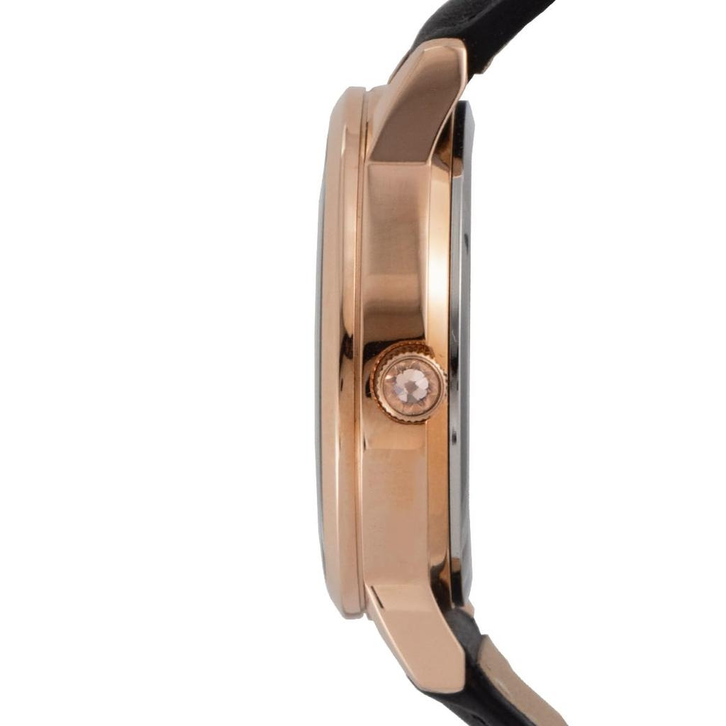 WIRED Часы AGET721 Хронограф Кожа Круглые Темно-синие Черные Женские Переведенные