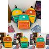 Детский рюкзак для малышей с дизайном color blocking для детского сада
