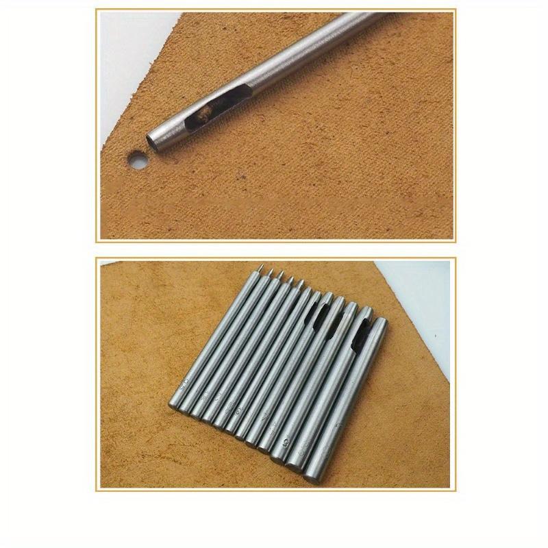 10 шт./набор Кожаный пробойник Сделай сам Кожаный инструмент Пробойник для ремня