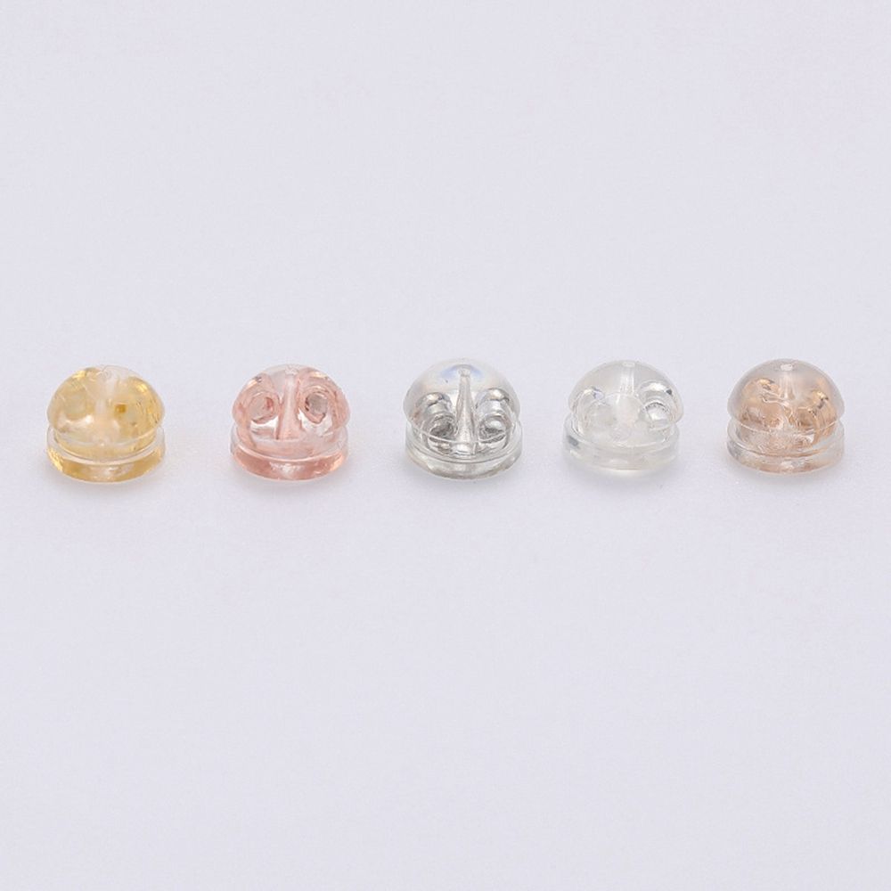 Soft Glue Jewelry Findings Earring Back Stoppers Ear Stud Backs Earring Pads DIY Stopper Plugs