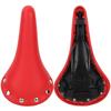 High Quality Road Bike Soft Seat Shockproof Waterproof Saddle Bicycle Accessory(Red)