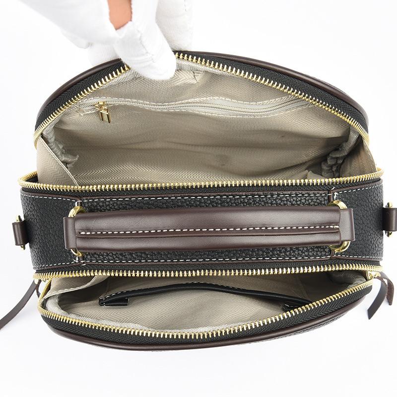 Сумки с высоким качеством Новые модные женские сумки Сумки через плечо Модные широкополосные повседневные сумки через плечо Женские круглые сумки