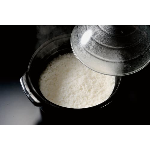 ХАРИО (Харио) Керамический горшок для риса Banko Ware N 3-Go вместимостью с крышкой из стекла GN-200B