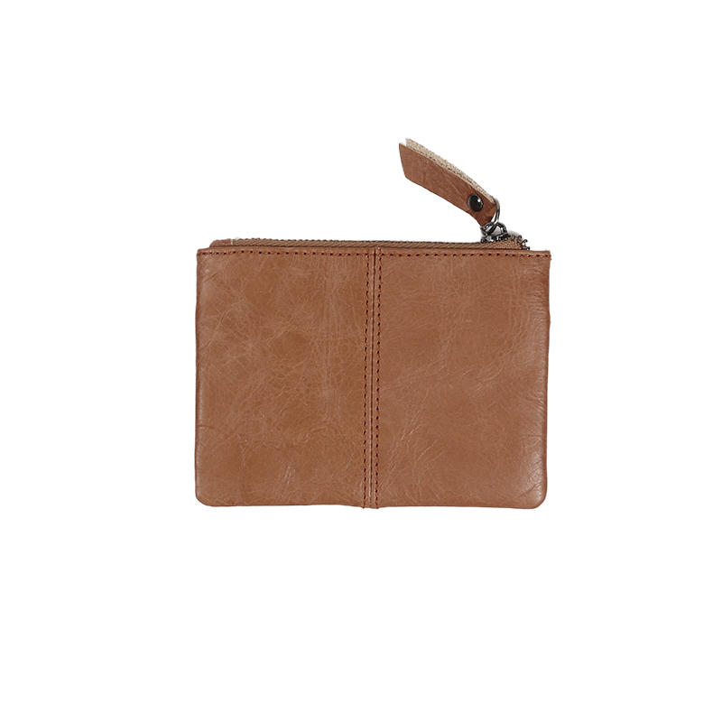 Mini Leather Coin Purse Retro Creative Multifunctional Credit Card Holder Short Wallet for Women Men