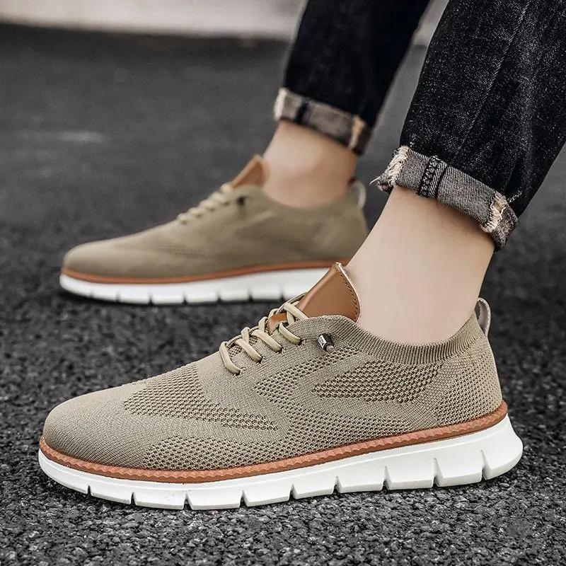 Lightweight Sports Men's Casual Shoes Running Male Shoe Safety Flat Classic Original Breathable Comfortable Deals Work Sneakers