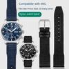 20 мм 21 мм мужской ремешок Для IWC Mark Нейлон +Коровья кожа ремешок для часов Пилот Принц Бертоло Португалия Складная застежка ремешок