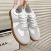Fashion Women's Casual Sneakers Breathable Non-Slip Tennis Walking Shoes New Leather Suede Flats Shoes Women Fashion Sports Shoes