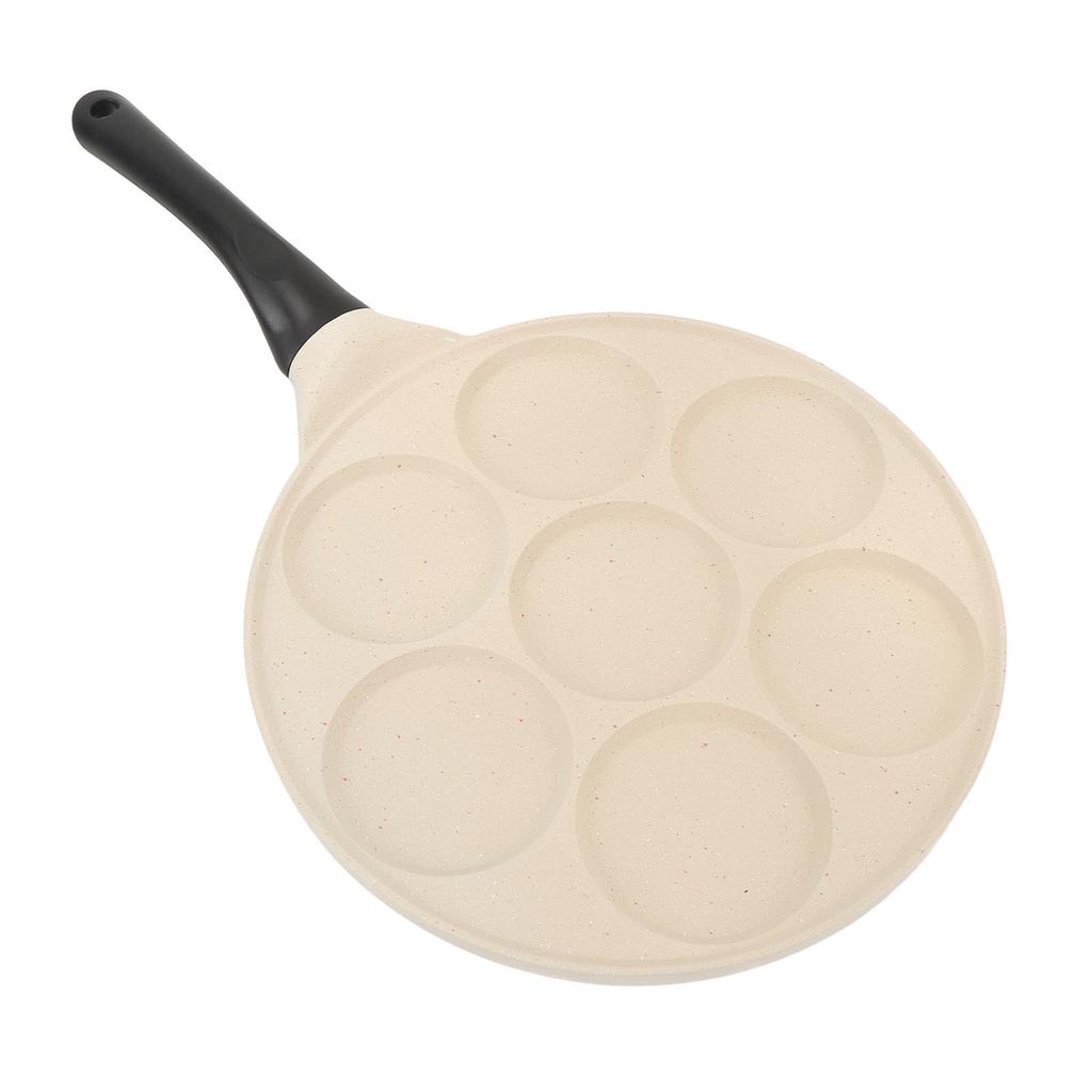 Сковорода для блинов из алюминиевого сплава с антипригарным покрытием и эргономичной ручкой для яиц, гамбургеров и завтраков