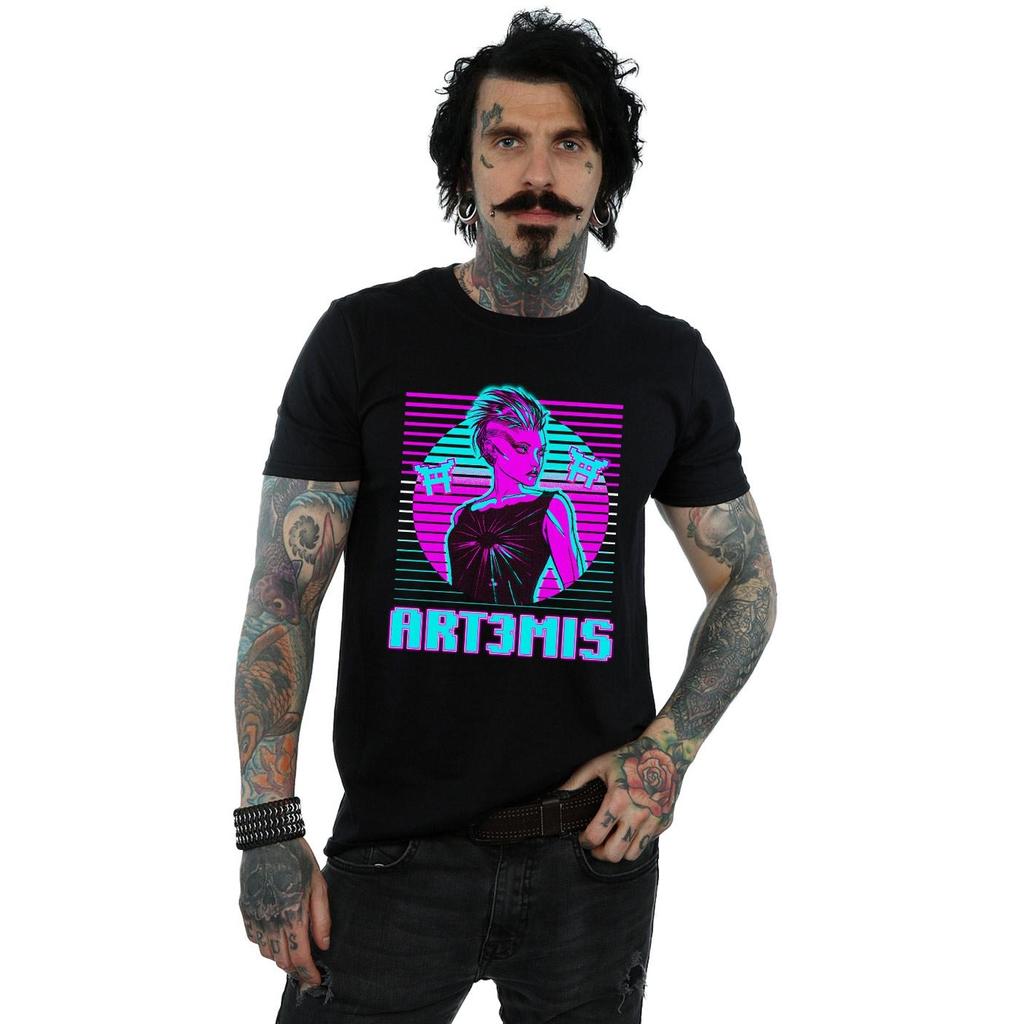 Ready Player One Mens Neon Art3mis T-Shirt