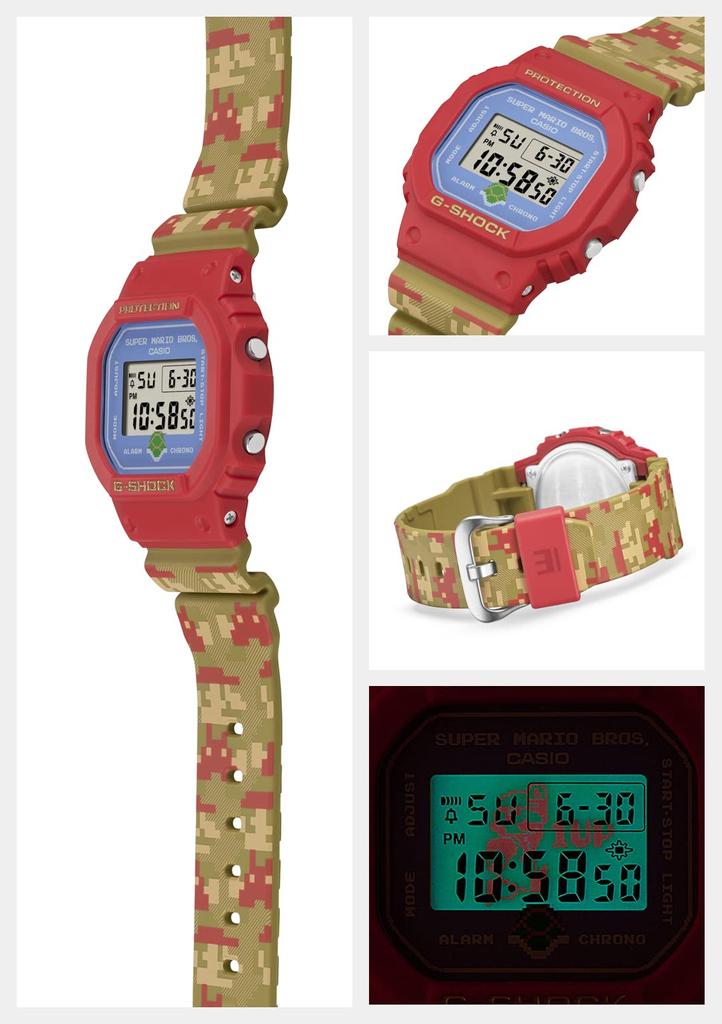 Casio G-Shock DW-5600SMB-4JR SuperMario BrosCollab