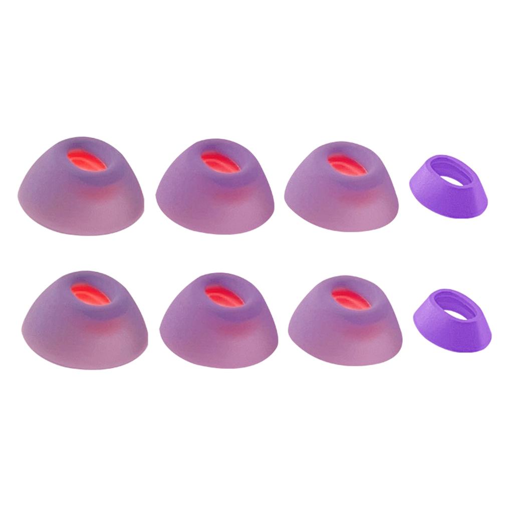 Silicone Ear Tips Earbud Covers for JBL Tune Flex True Wireless Earbuds Comfort Fit Replacement Eartips
