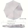 2Hands-free umbrella hat for outdoor activities UV-Protective Adjustable Headband Lightweight Comfortable Design Suitable for Camping Fishing
