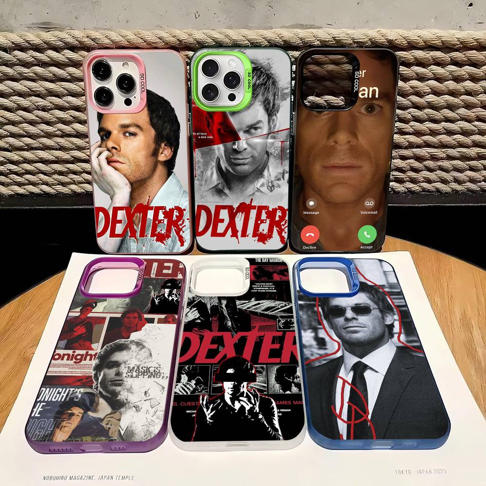 Crime Movie Dexter Color Phone Case For IPhone 17 16 15 14 13 12 11 Pro Max Plus Pro Shell