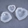 1 шт. 3D Love Heart Design силиконовая форма для торта алмазные формы для мыла инструмент для украшения