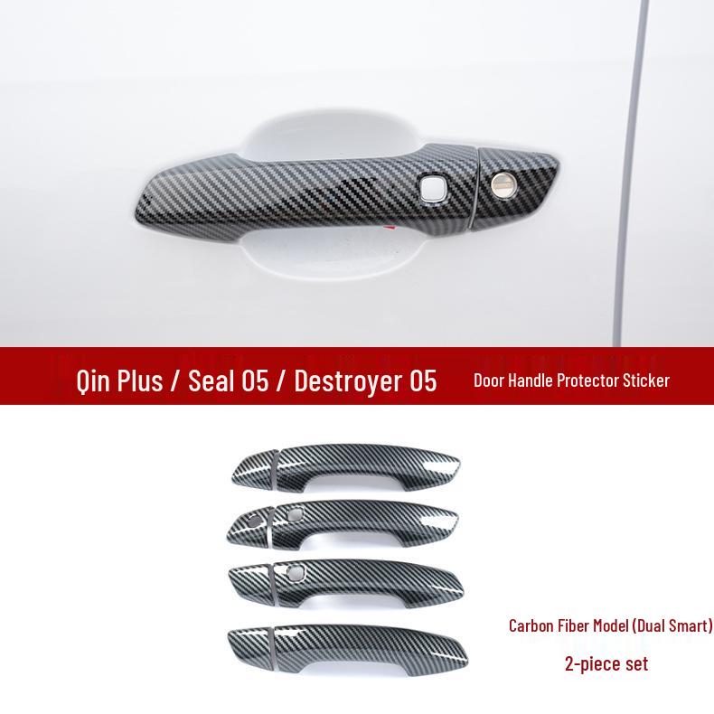 Защита ручки двери автомобиля BYD Qin Plus Seal 05DMI Destroyer 05 и черная наклейка-чехол