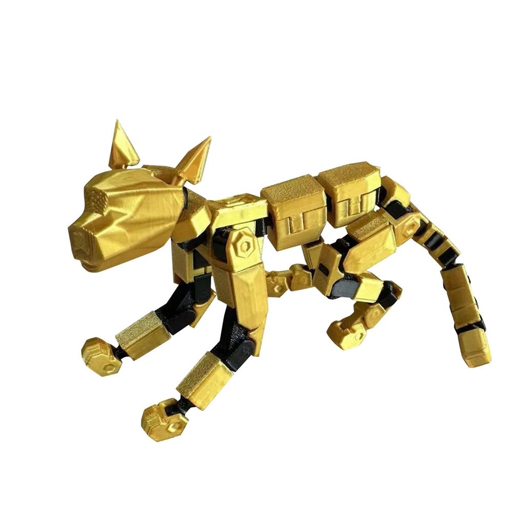 3D-печатная машина для домашних животных, крепление для куклы собаки, декомпрессионная игрушка, многошарнирная суперподвижная модель