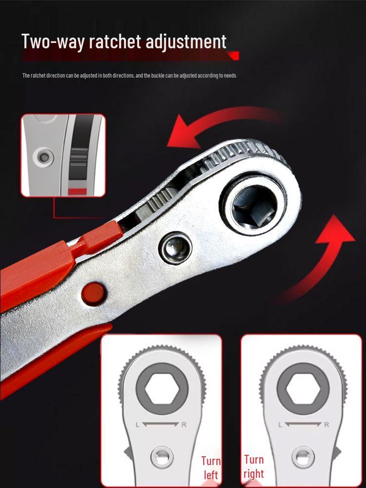 Right Angle Magnetic Ratchet Screwdriver Set with Phillips and Slotted Bits