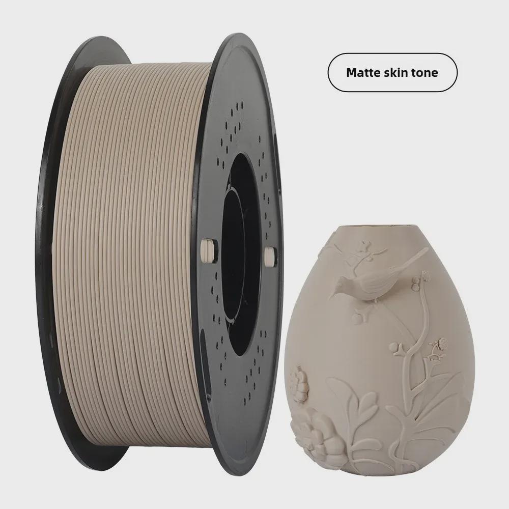 Nengyuan Eco-Friendly 3D Printing Matte PLA Filament, 1kg Monochrome, 1.75mm