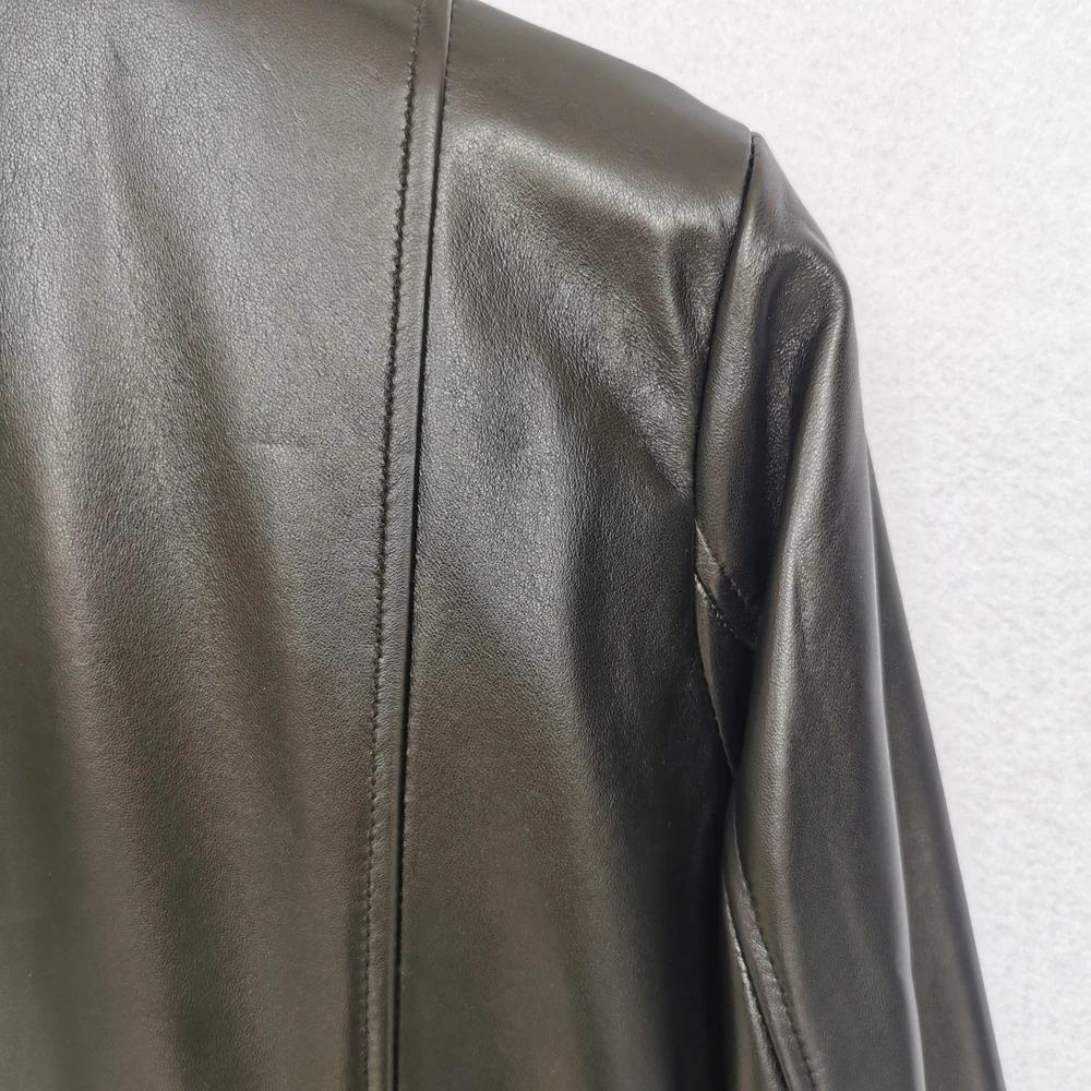 Maplesteed OVERSIZE женская кожаная куртка свободная 100% мягкая овчина женское пальто из натуральной кожи весна осень плюс размер M486