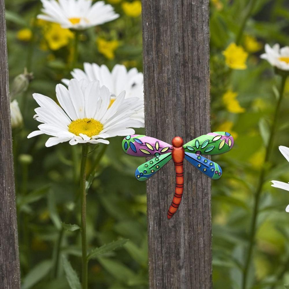 Indoor Outdoor Artwork Statue Metal Dragonfly Wall Decoration Garden Backyard Art Craft Sculptures