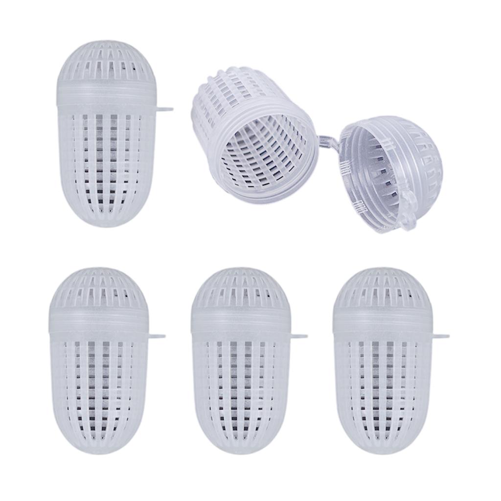 5 шт. рыболовные приманки клетка для рыбных приманок кормушка для корзина держатель пластиковое ведро для приманок плавание кормушка для корзина рыболовный инструмент прочный