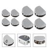 4pcs Glass Clamp Bathroom Mirror Clips Zinc Alloy Glass Clip Shelf Support Brackets Holder For 6-12mm Thick Furniture Hardware