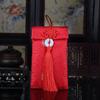 Year of the Horse Silk Brocade Red Envelopes with Hot Stamping Embroidery for Weddings and New Year
