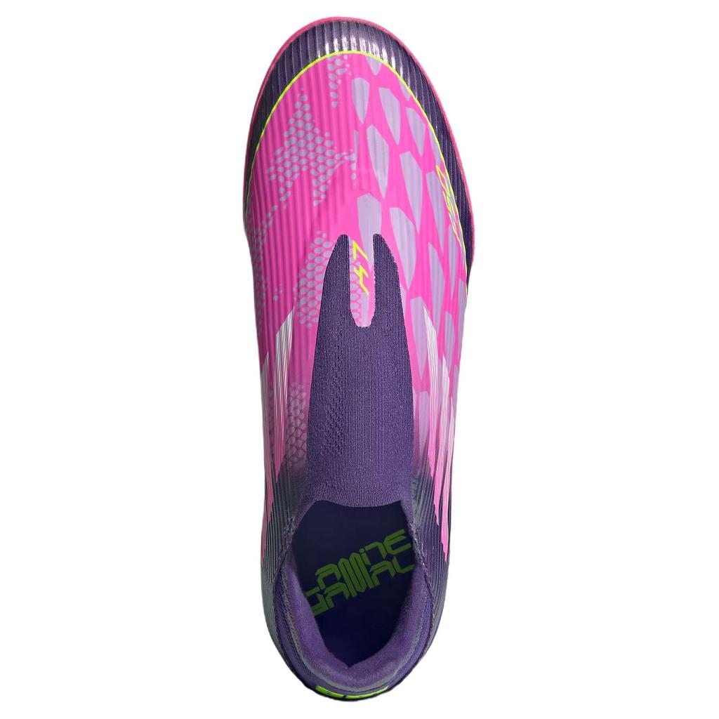 Adidas Lamine Yamal X F50 League Classic Comfortable Soccer Shoes Women Soccer Shoes Purple JQ9733