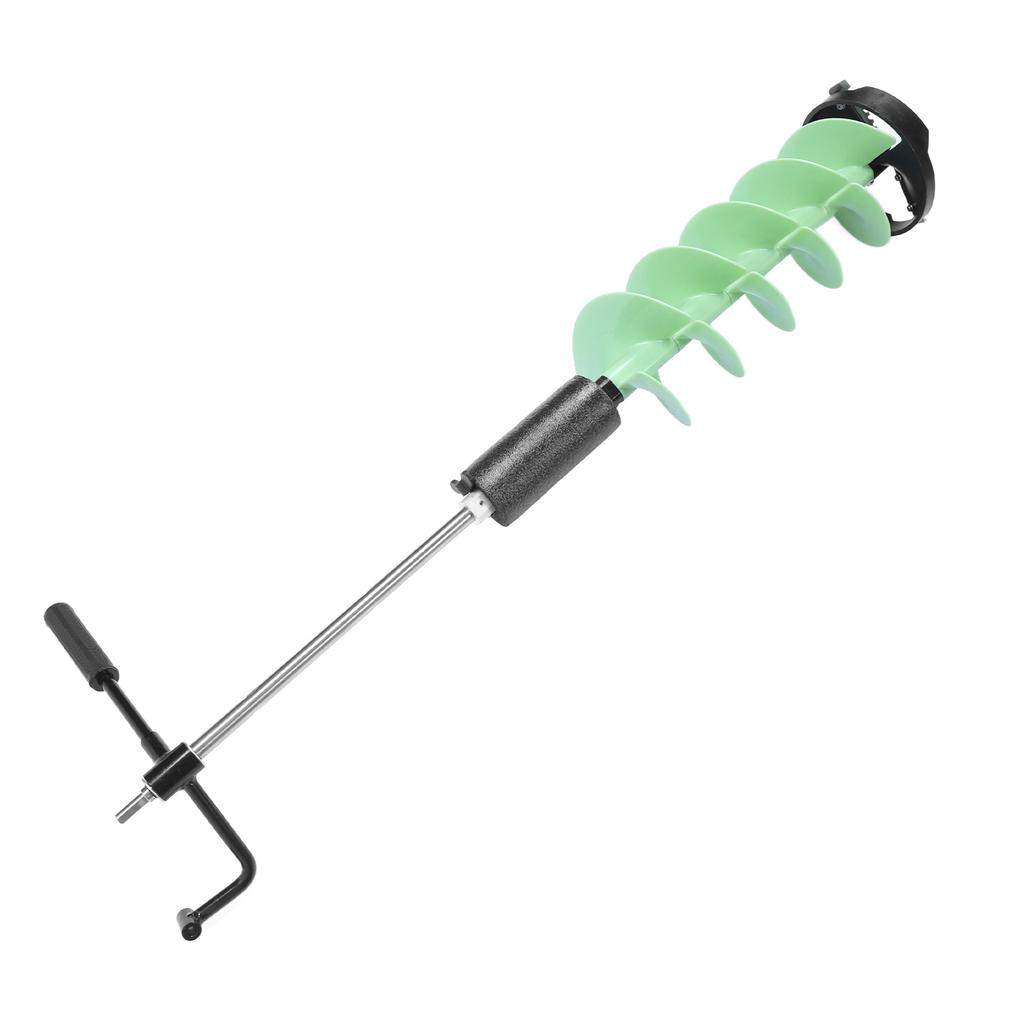 Бур для льда диаметром 8 дюймов и длиной 28 дюймов. Нейлоновый бур для льда с удлинителем длиной 70 см.