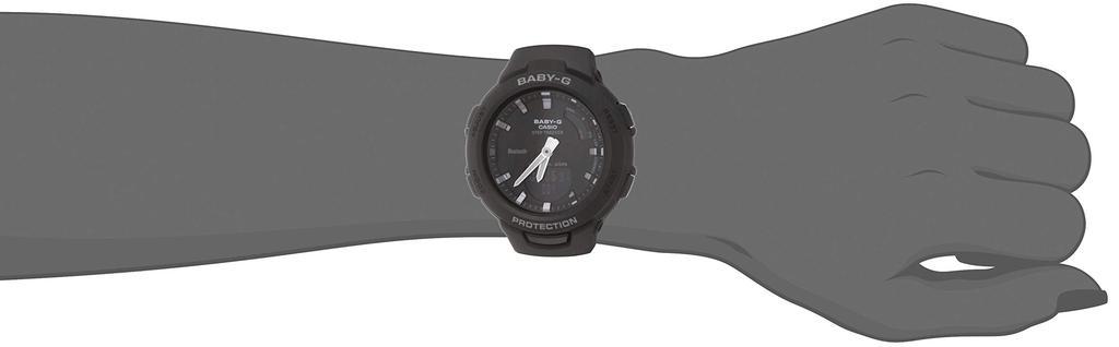 Casio BSA-B100-1A Baby-G Черные Женские Аналогово-Цифровые Повседневные Кварцевые Часы