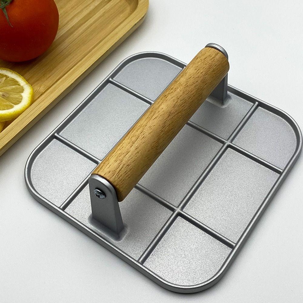 Сверхпрочный пресс для бургеров Легко чистить Пресс для барбекю Гриль Прочный пресс для котлет Сэндвичи