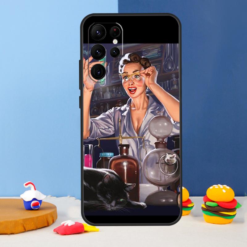 Наука ДНК Химия Чехол для телефона Для Samsung Galaxy S25 S24 Ultra S9 S10 S20 S22 S21 S23 Plus S24 FE Чехол Coque