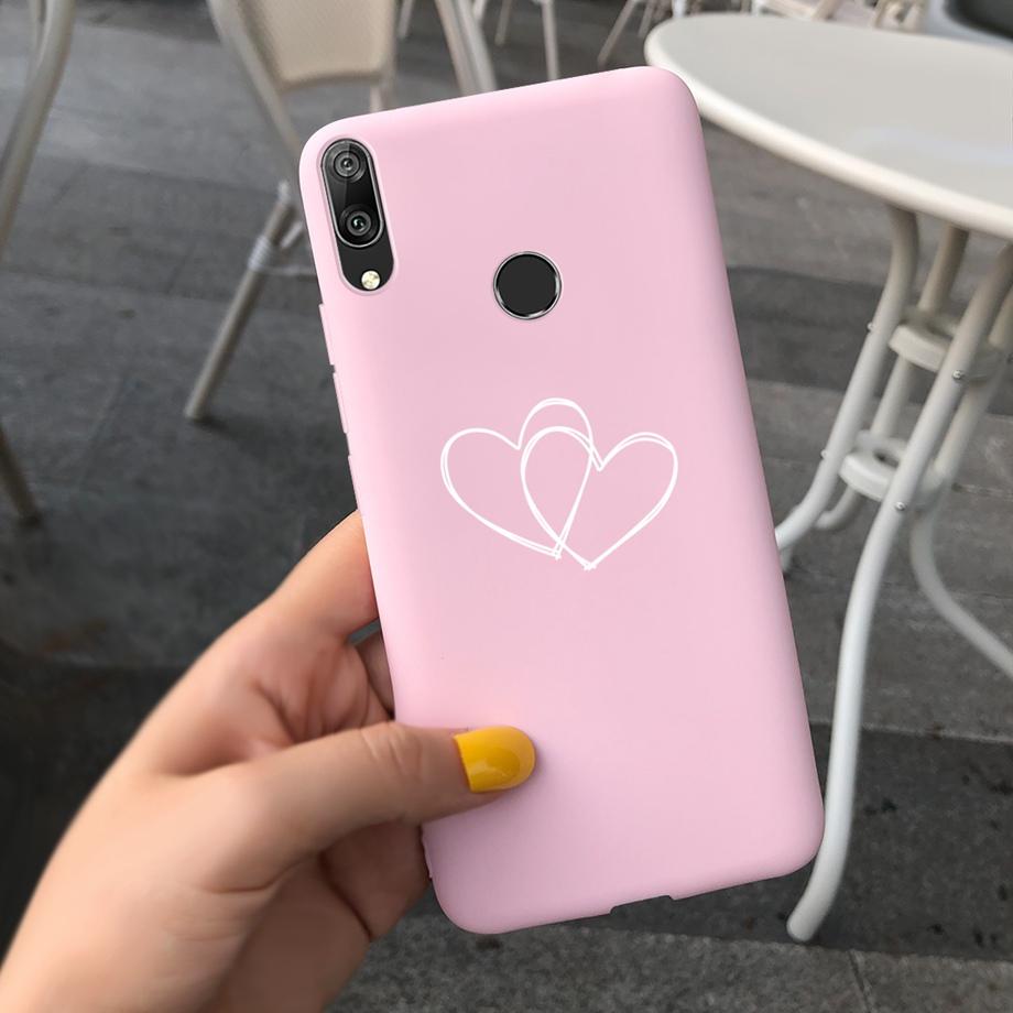 Чехол для Huawei Y7 2019 Мягкий ТПУ Чехол для телефона Y 7 2019 Чехол для Huawei Y7 Prime 2019 Силиконовый Coque Funda Матовый Сзади Скили