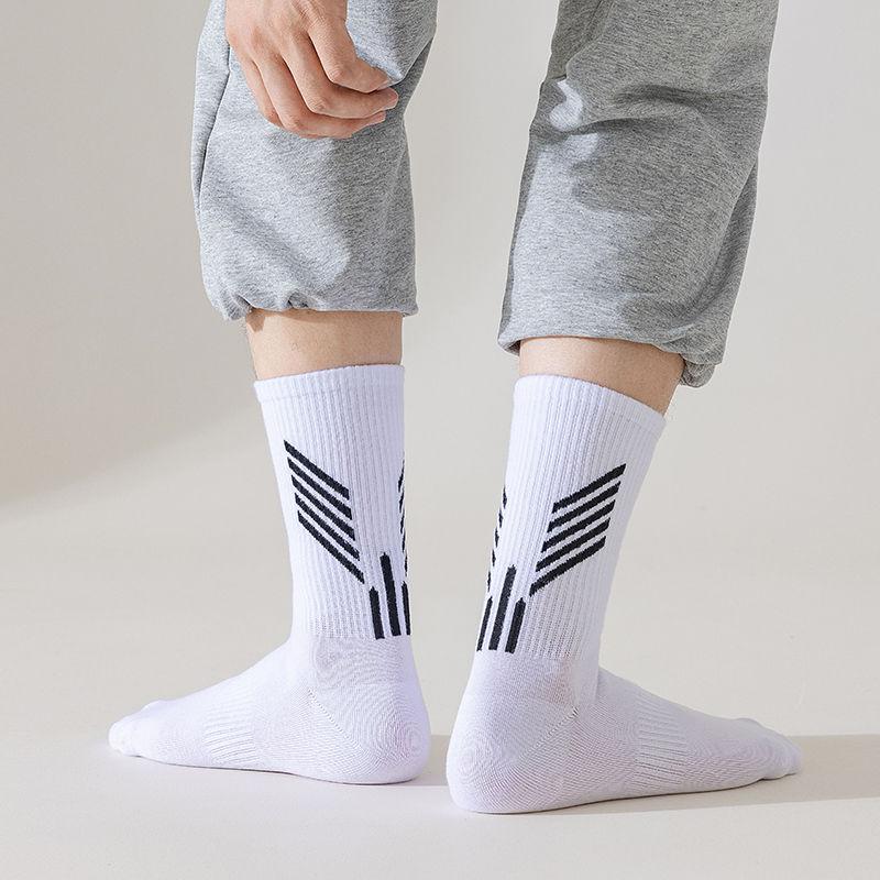 1/5 пары носков для бега для мужчин и женщин, компрессионные носки для фитнеса, спортивные, яркие, дышащие, баскетбольные носки для марафона