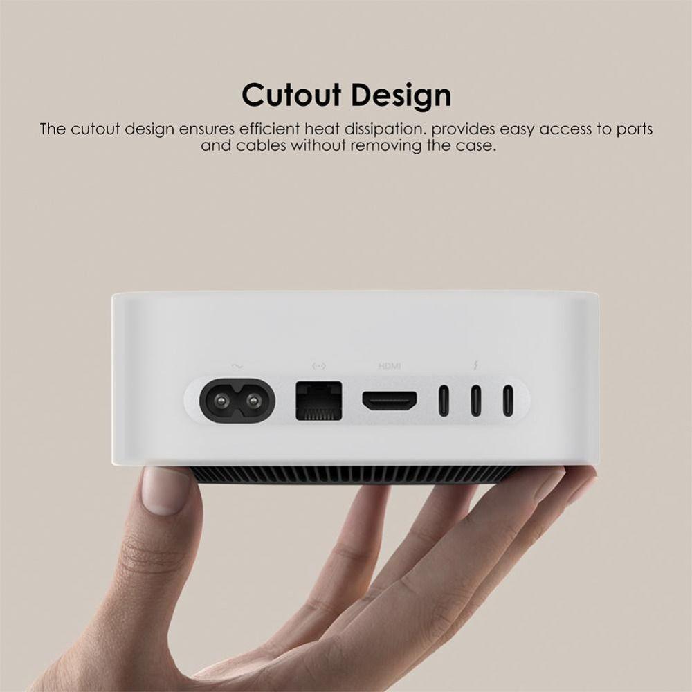Silicone Protective Case Dustproof Storage Bag Sleeve for Mac mini M4/M4 Pro 2024 Desktop Computer