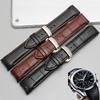 Изогнутый Кожаный Ремешок для Часов 22мм 23мм 24мм для Tissot Couturier T035 Ремешок для Часов Стальная Пряжка Браслет на Запястье